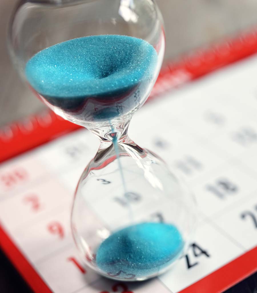 Time keeps on slipping slipping slipping into the future